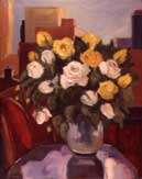 Yellow White Roses