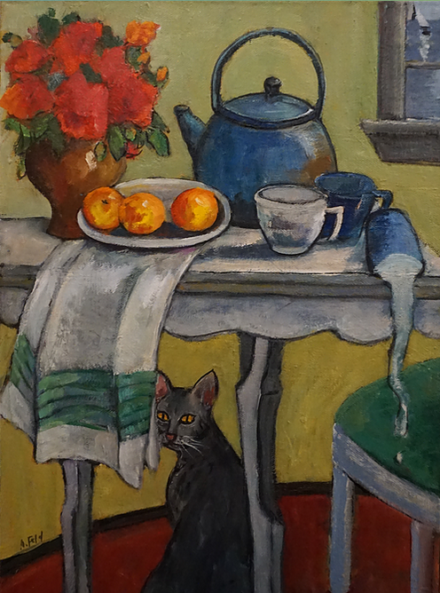 Cat at Table 