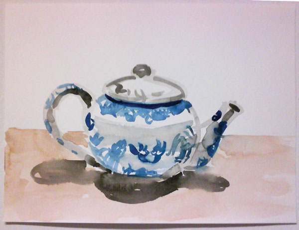 A Blue Teapot