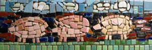 Three Pigs Mosaic