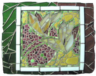 Flower Glass Mosaic