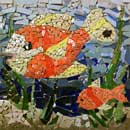 Red Fish Mosaic